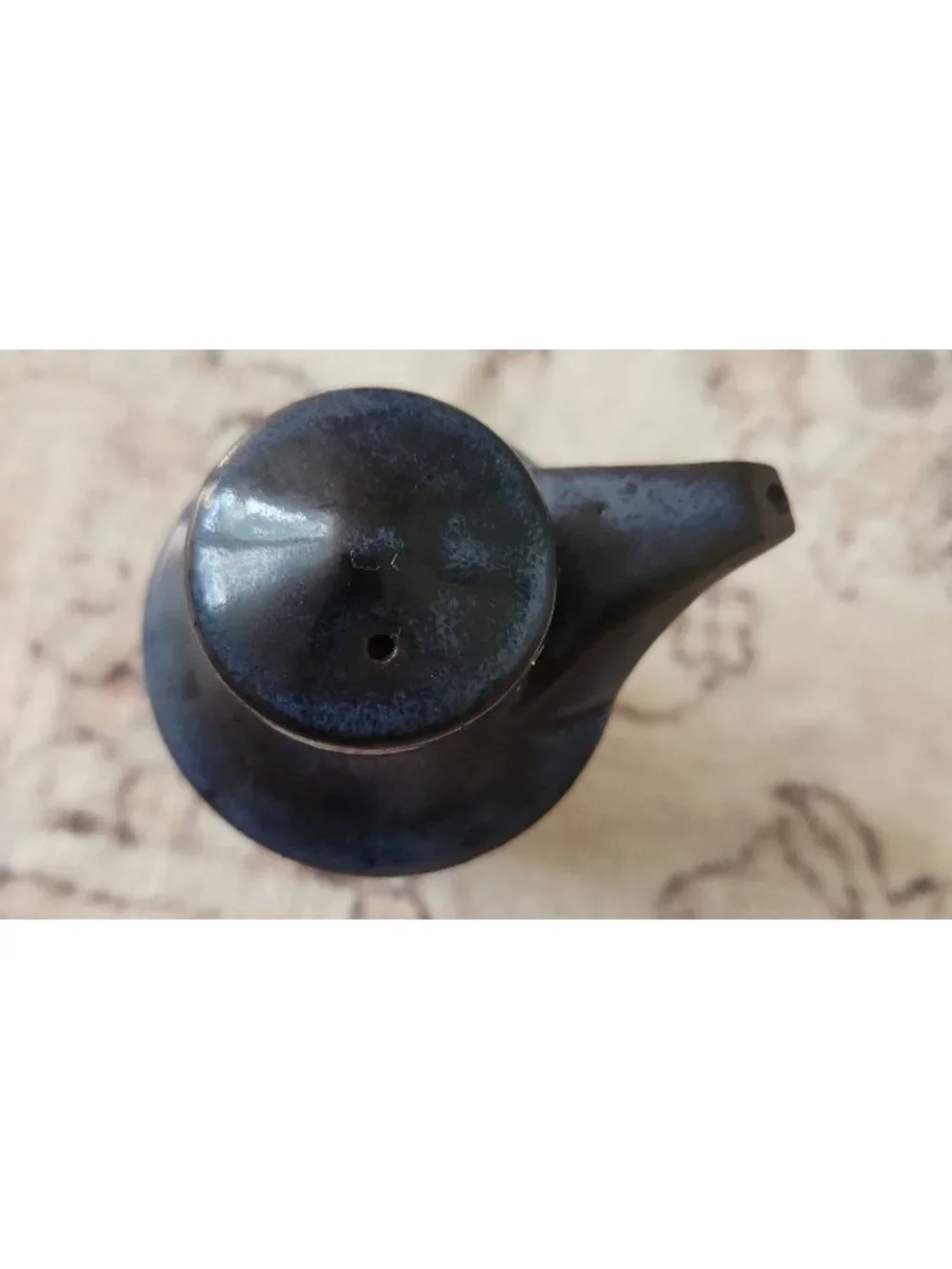 Steinwelder Blue Glaze Soy Suace/Oil/Coffee Pot 5 inches